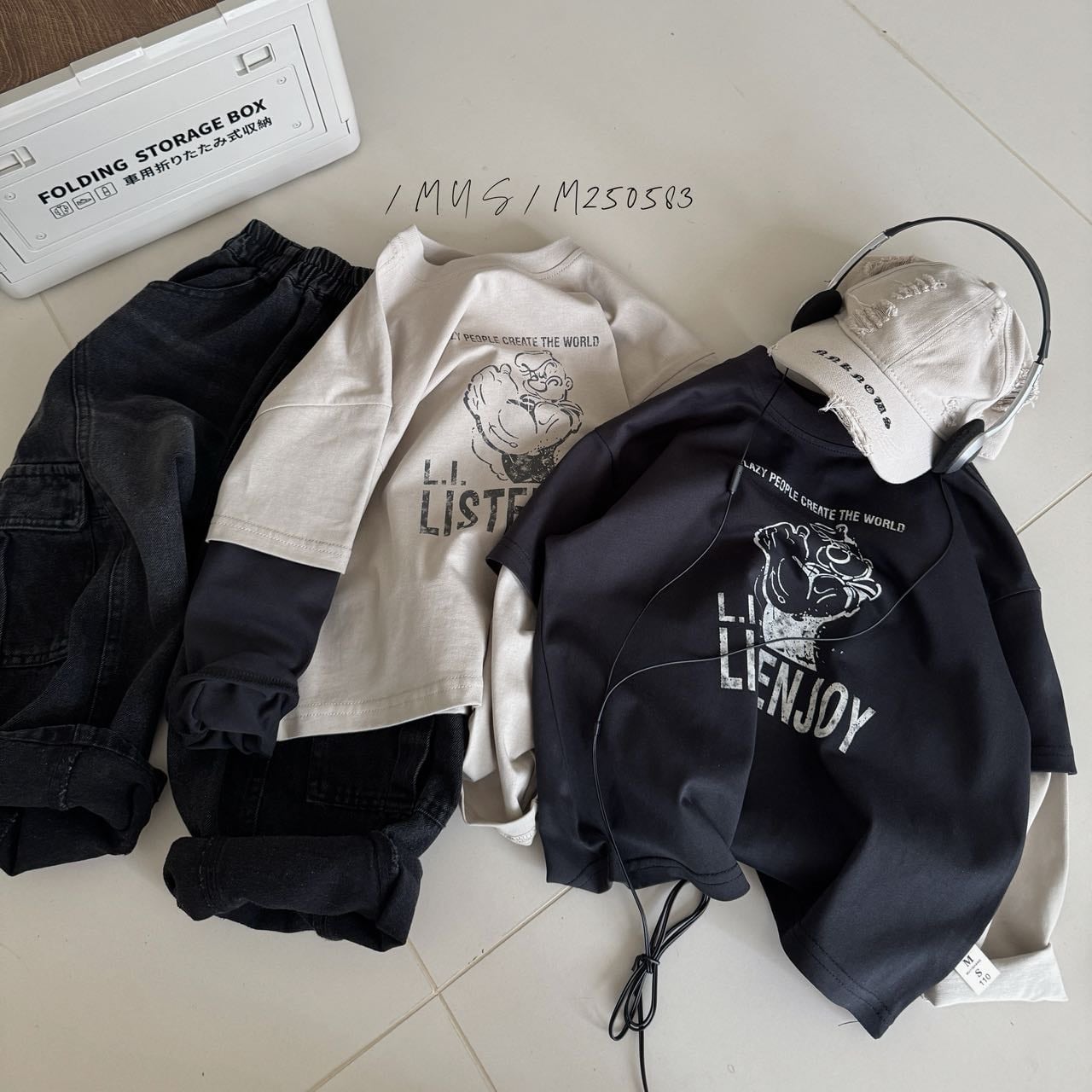 Jr.サイズ　イラストレイヤードT