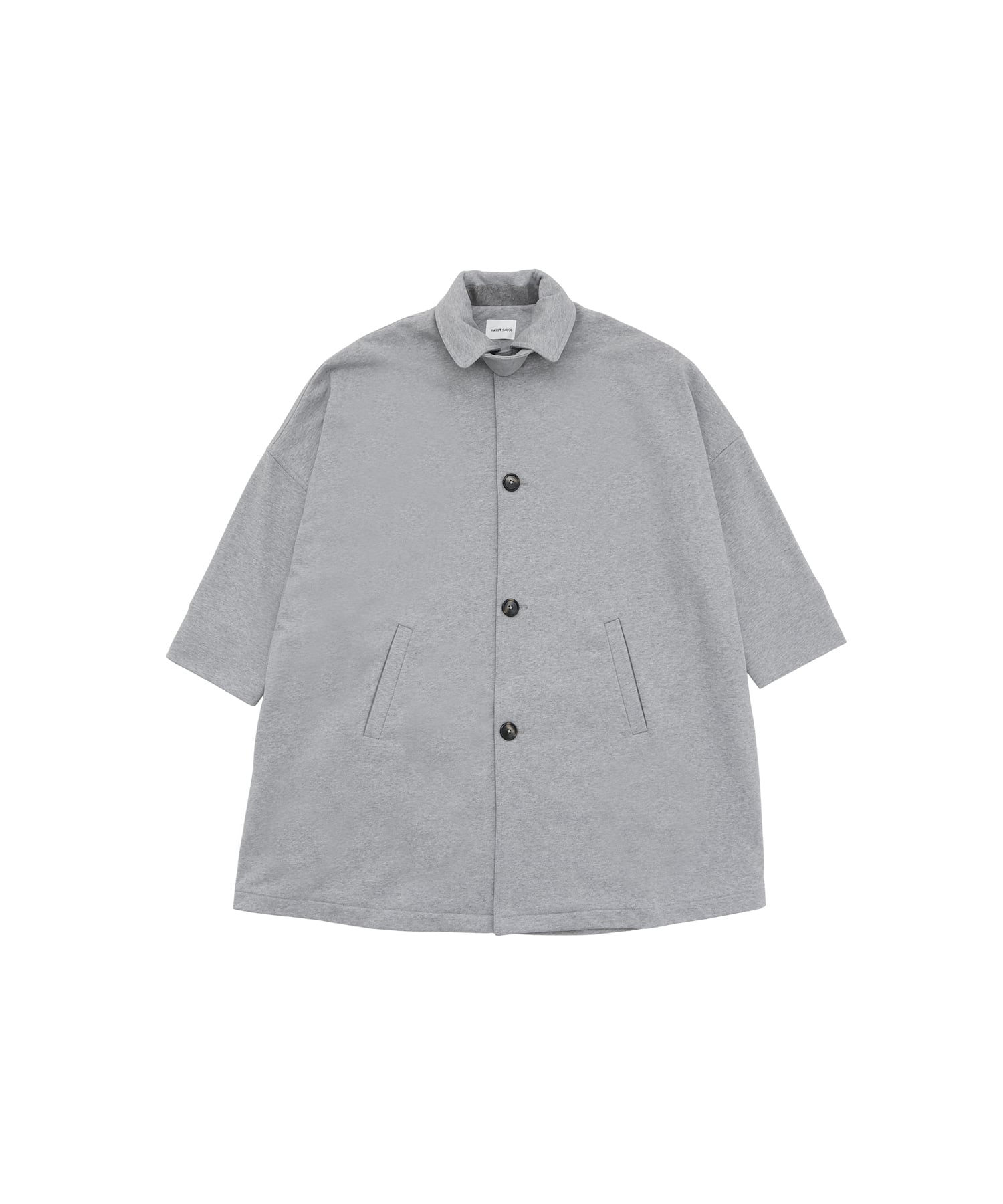 BIG SILHOUETTE SWEAT COAT［HSJ003］ | HAPPY SAUCE