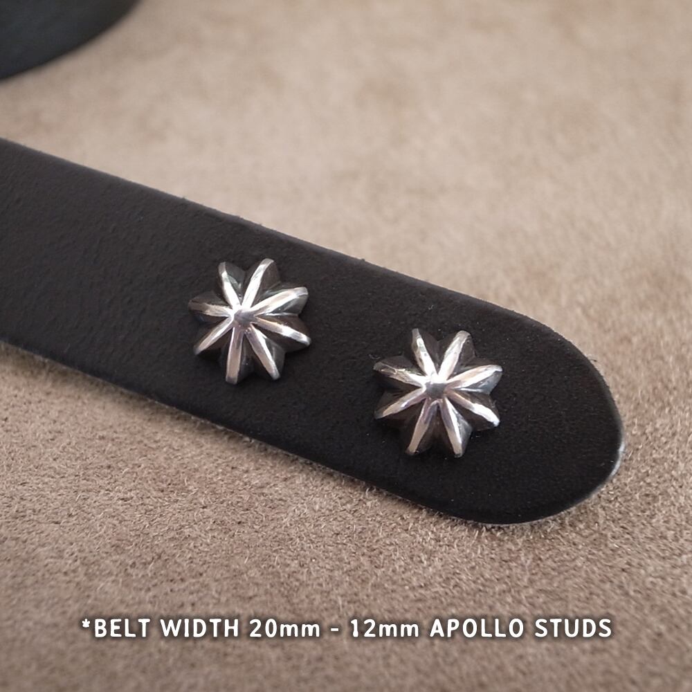 12mm APOLLO STUDS BRASS 2pcs.set / 12mm アポロスタッズ ブラス2個