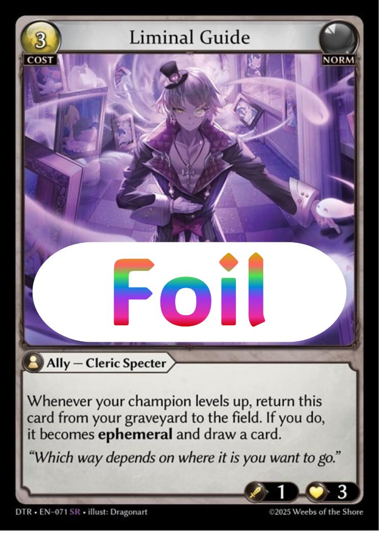 【Foil】【DTR】:Liminal Guide / DTR-071