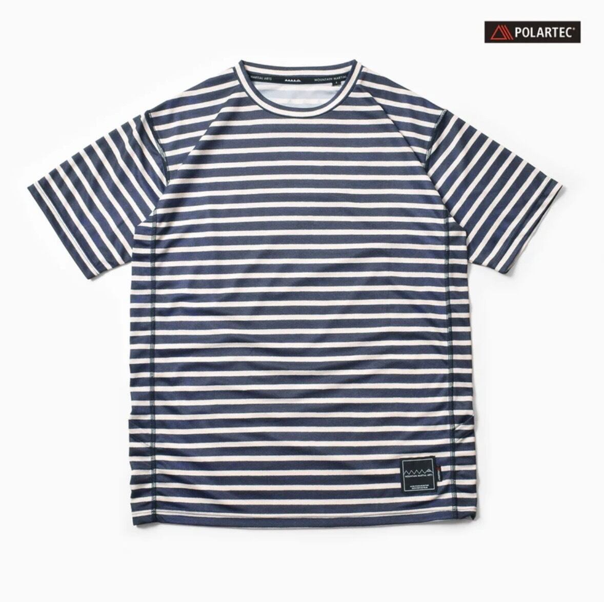 MMA(MOUNTAIN MARTIAL ATRTS) MMA POLARTEC®︎ Border Tee (Navy_White)