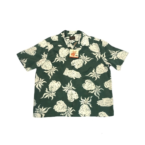 【BY GLAD HAND】バイグラッドハンド PINEAPPLE HAND - S/S SHIRTS (GREEN)