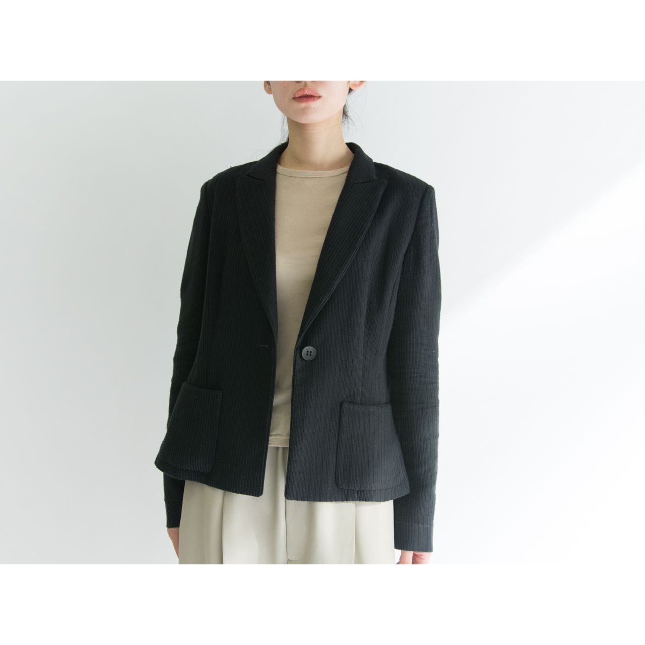 GIVENCHY BOUTIQUES】Made in Japan striped tailored jacket