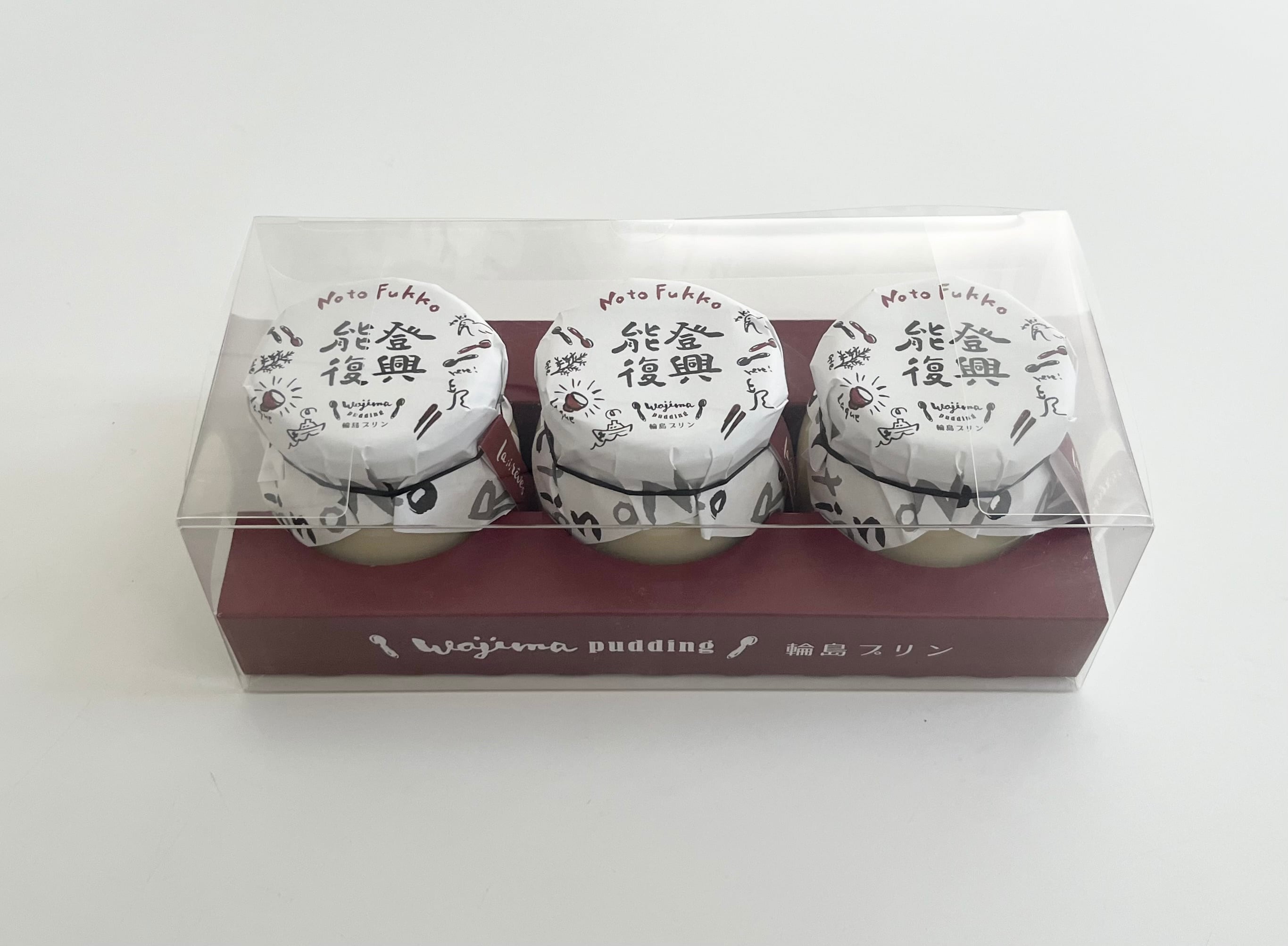 能登復興輪島プリン3個入（寄付付） | nakauraya