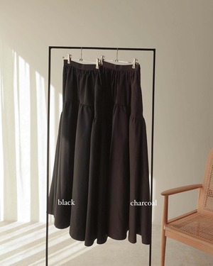 AM410202 gather flare skirt【残りわずか】