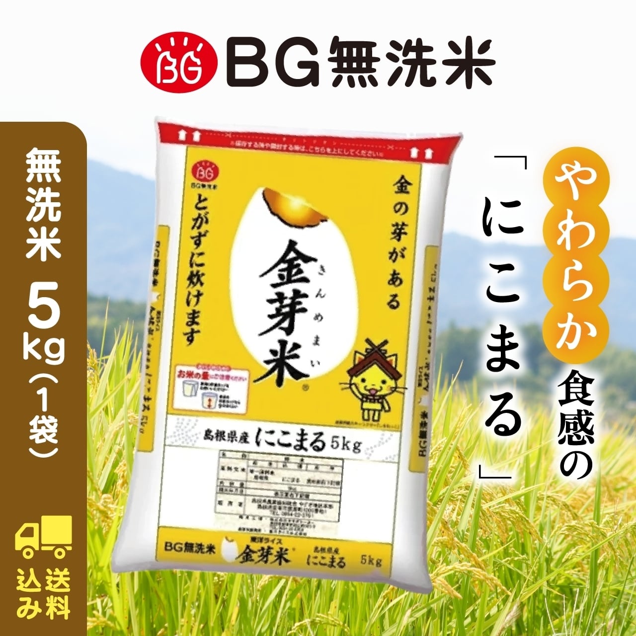 令和6年産 島根県産金芽米きぬむすめ・にこまる 食べ比べセット 送料