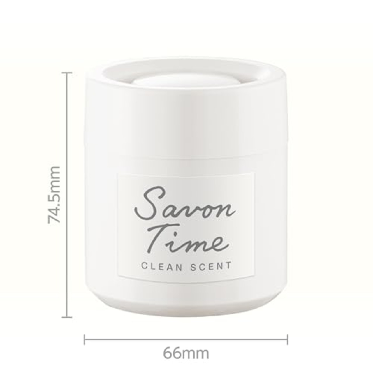 CARALL(カーオール) 晴香堂 車用 芳香剤 サボンタイム ゲル マイルドコットン 100g 3493