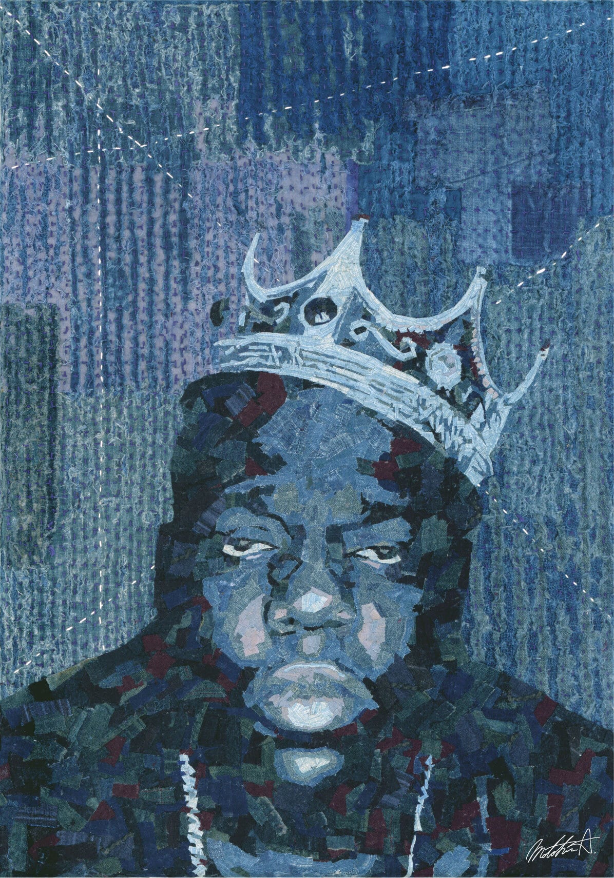 King of Fade – Textile Art Reproduction (NFT Certified | Limited