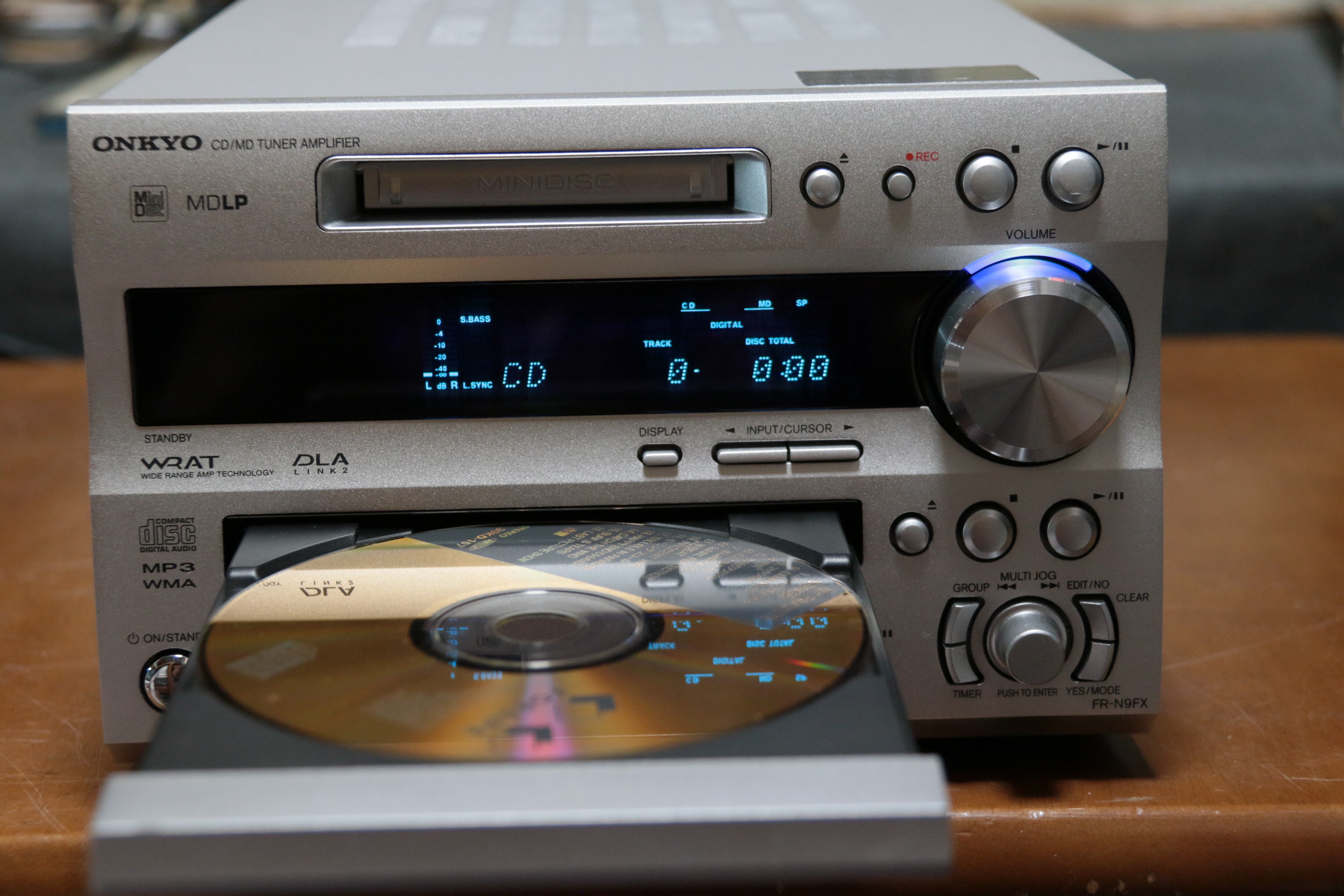 ONKYO FR-435 CD/MDチューナーアンプ 一体型 ジャンク 高音質で多機能の