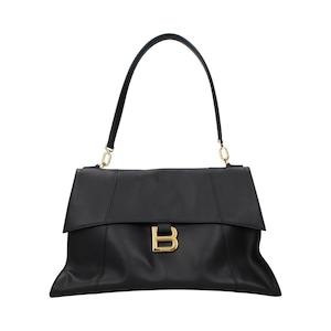 BALENCIAGA バレンシアガ レディース ショルダーバッグ レザー ブラック
