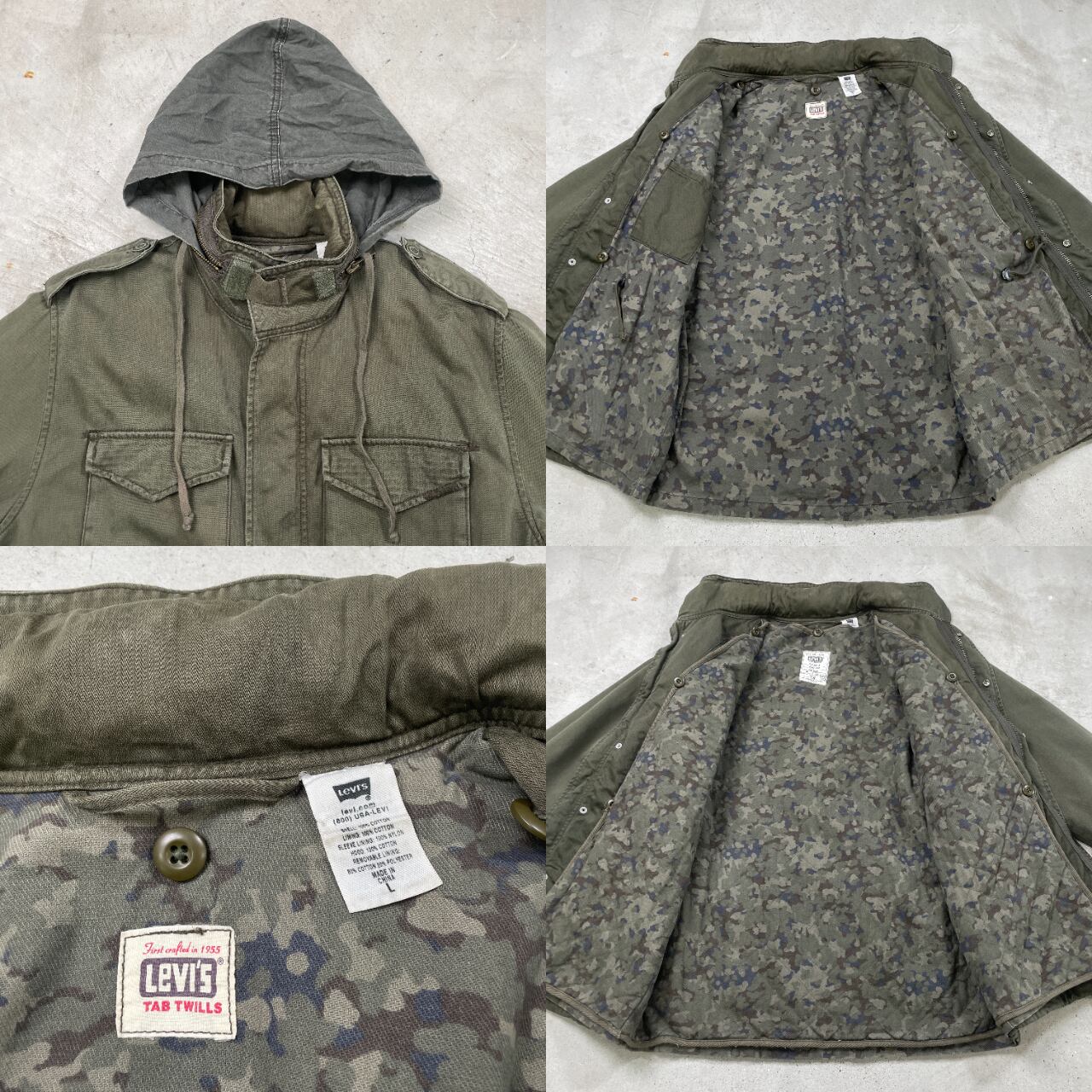00年代 Levi's リーバイス M-65タイプ フィールドジャケット 00年代 Levi's リーバイス M-65タイプ フィールドジャケット