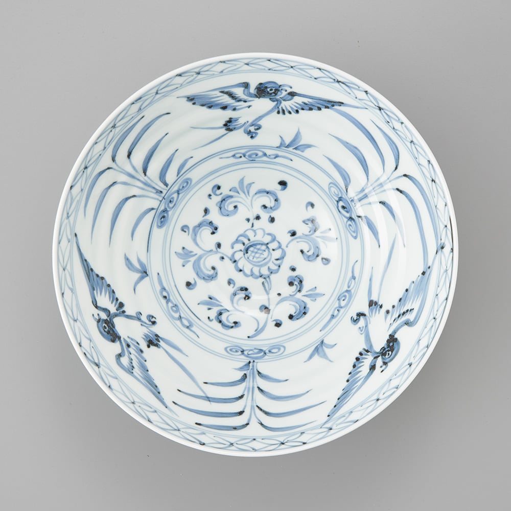 染付雲堂手 平碗（中） | 肥前吉田焼 陶磁器の与山窯