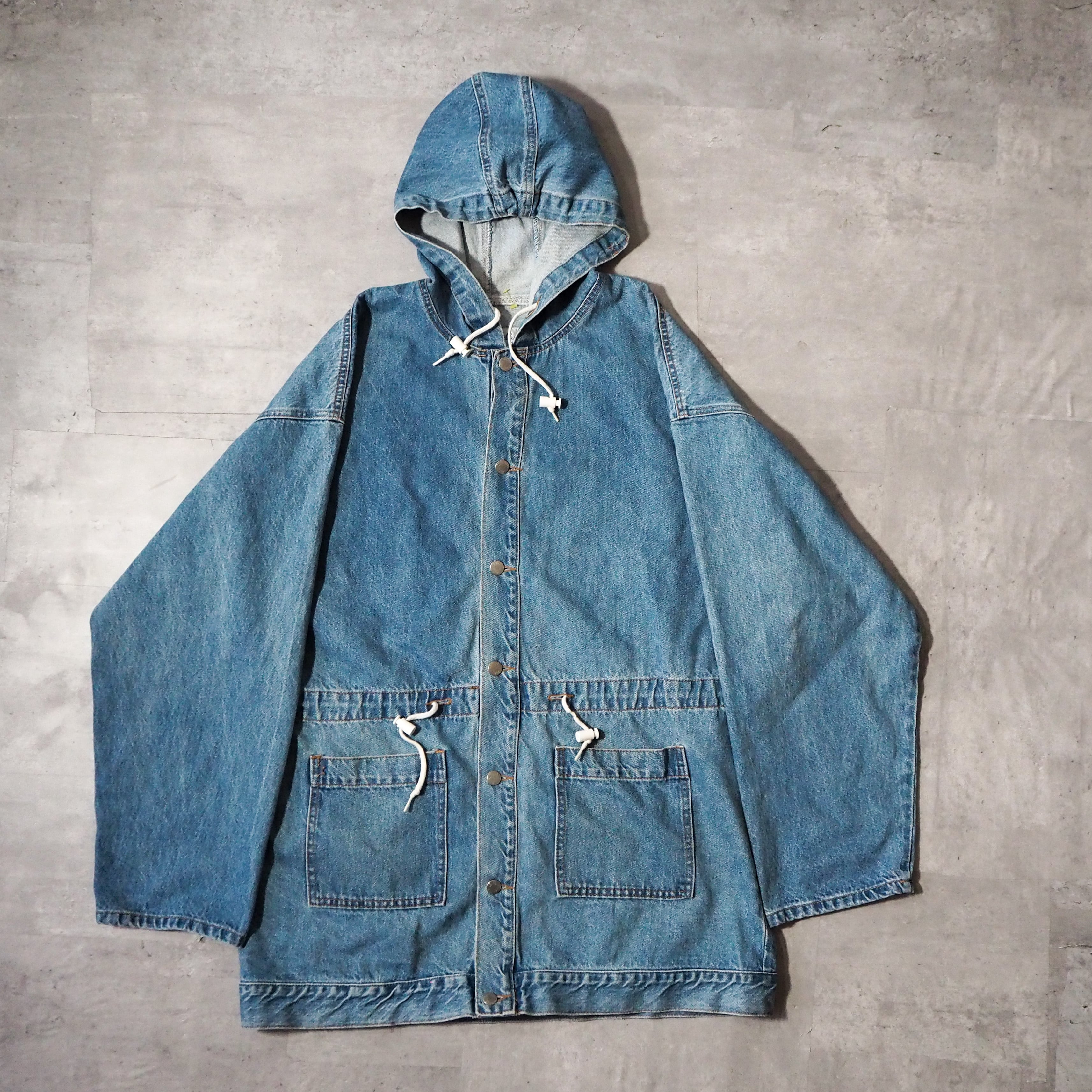 90s “Billy Blues” made in USA hooded denim parka 90年代 フード付