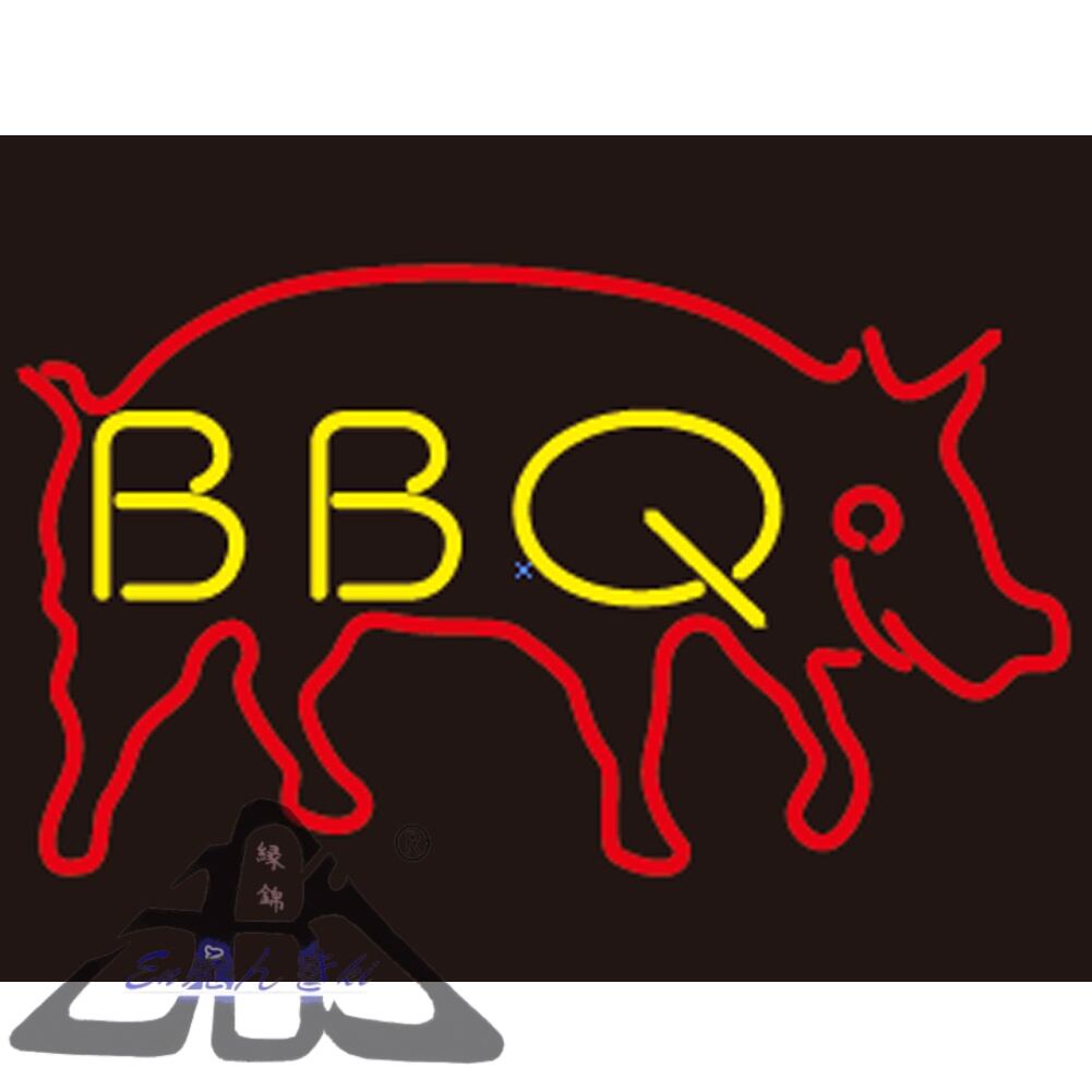 楽天市場】bbqネオン 看板の通販 オリジナル BBQ 牛 ネオン看板 LED