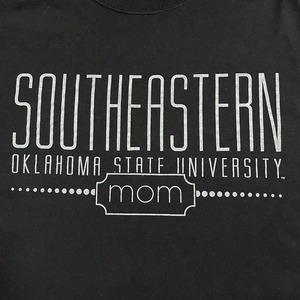 【Champion】カレッジ ロンT ロングTシャツ 長袖Tシャツ ロゴ プリント オクラホマ州立大学 OKLAHOMA STATE UNIVERSITY チャンピオン X-LARGE ビッグサイズ 黒 US古着