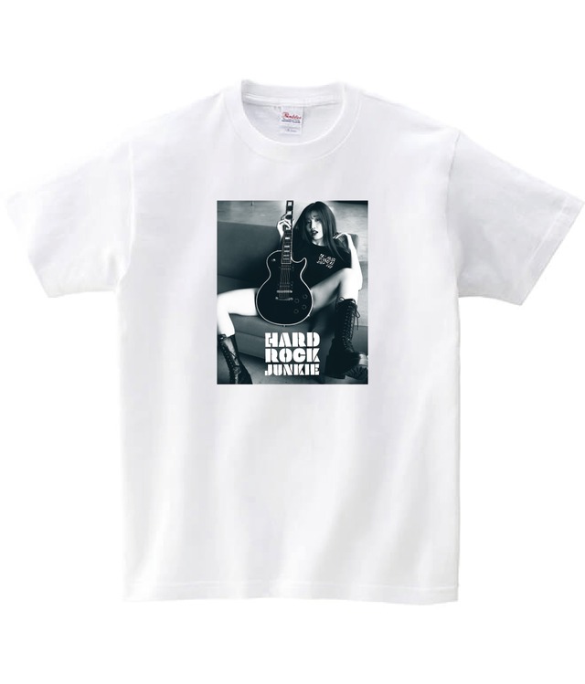 美女とレスポール Tee／White