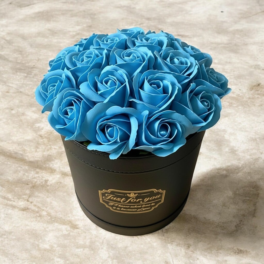 【新品】サヴォンローズ　花束　オニキスブラック　ソープフラワー　フラワーギフト 新品】サヴォンローズ 花束 オニキスブラック ソープフラワー フラワー