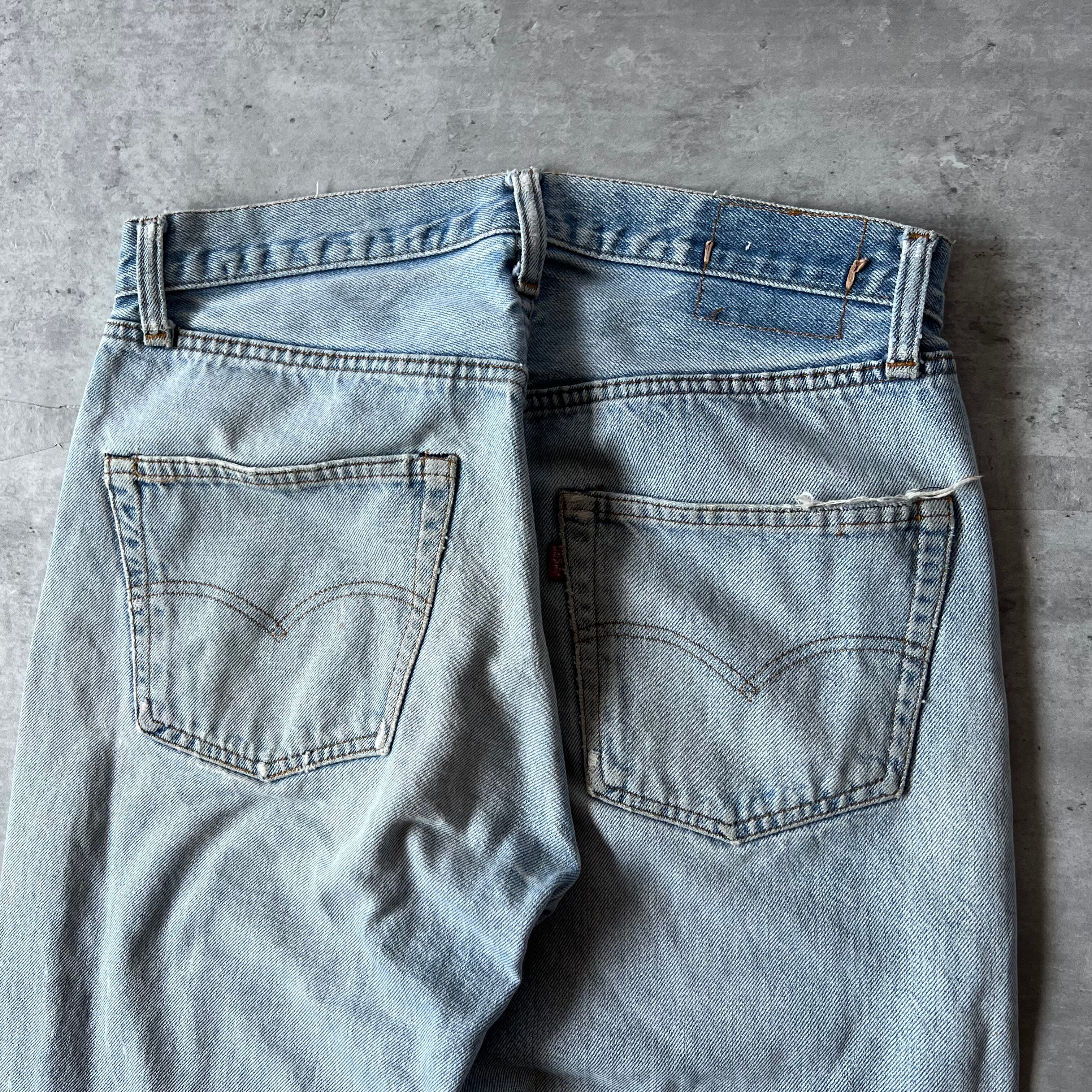 80s “Levi's 501” 赤耳 made in usa denim pants W32 80年代