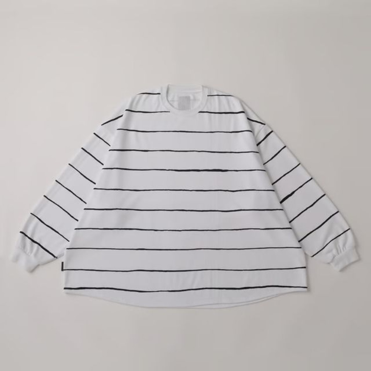 S.F.C SUPER BIG WIDE SIDE STRIPE TECH LS TEE | MAROON WEBSTORE
