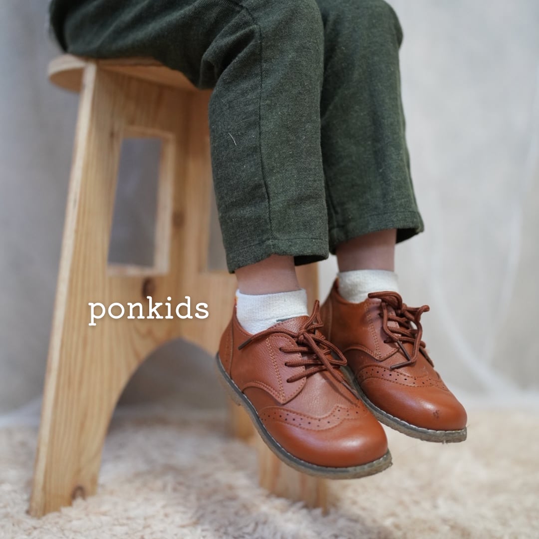 即納》送料無料 子供靴 レザー調フォーマルシューズ キャメル