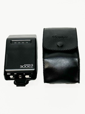 Canon キャノン スピードライト 300EZ 純正 ストロボ ライト A-TTL自動調光 AF補助光 投射 28~70mmズーム連動