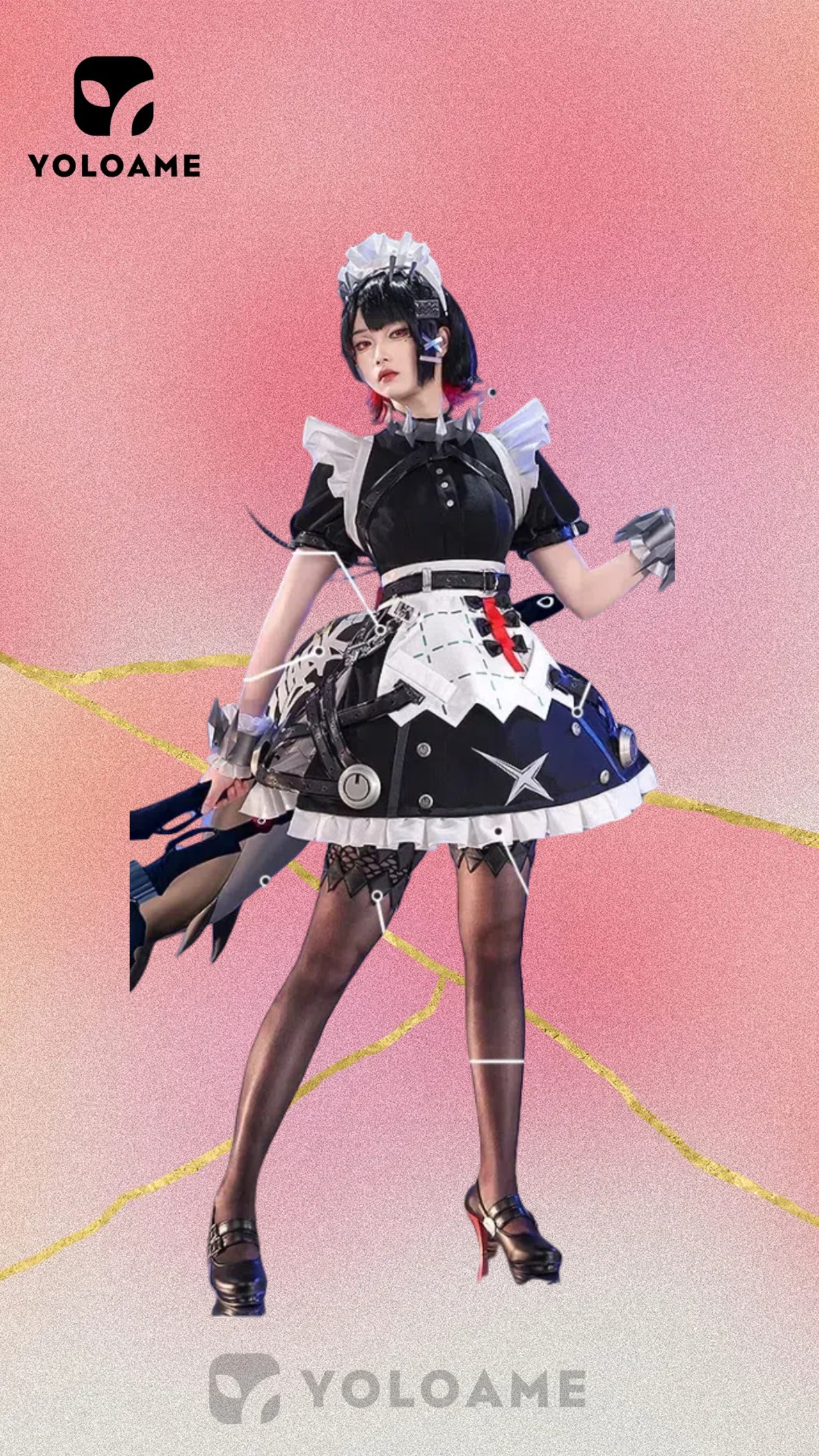 三分妄想 ゼンレス・ゾーン・ゼロ エレン・ジョー コスプレ 衣装