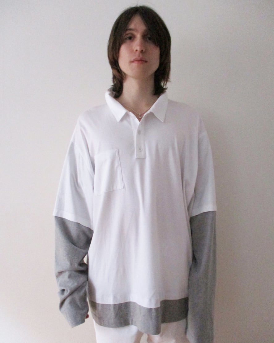 トップス ABELIAEDOWARDGOUCHA LP POLO トップス ABELIAEDOWARDGOUCHA LP POLO LP POLO Border