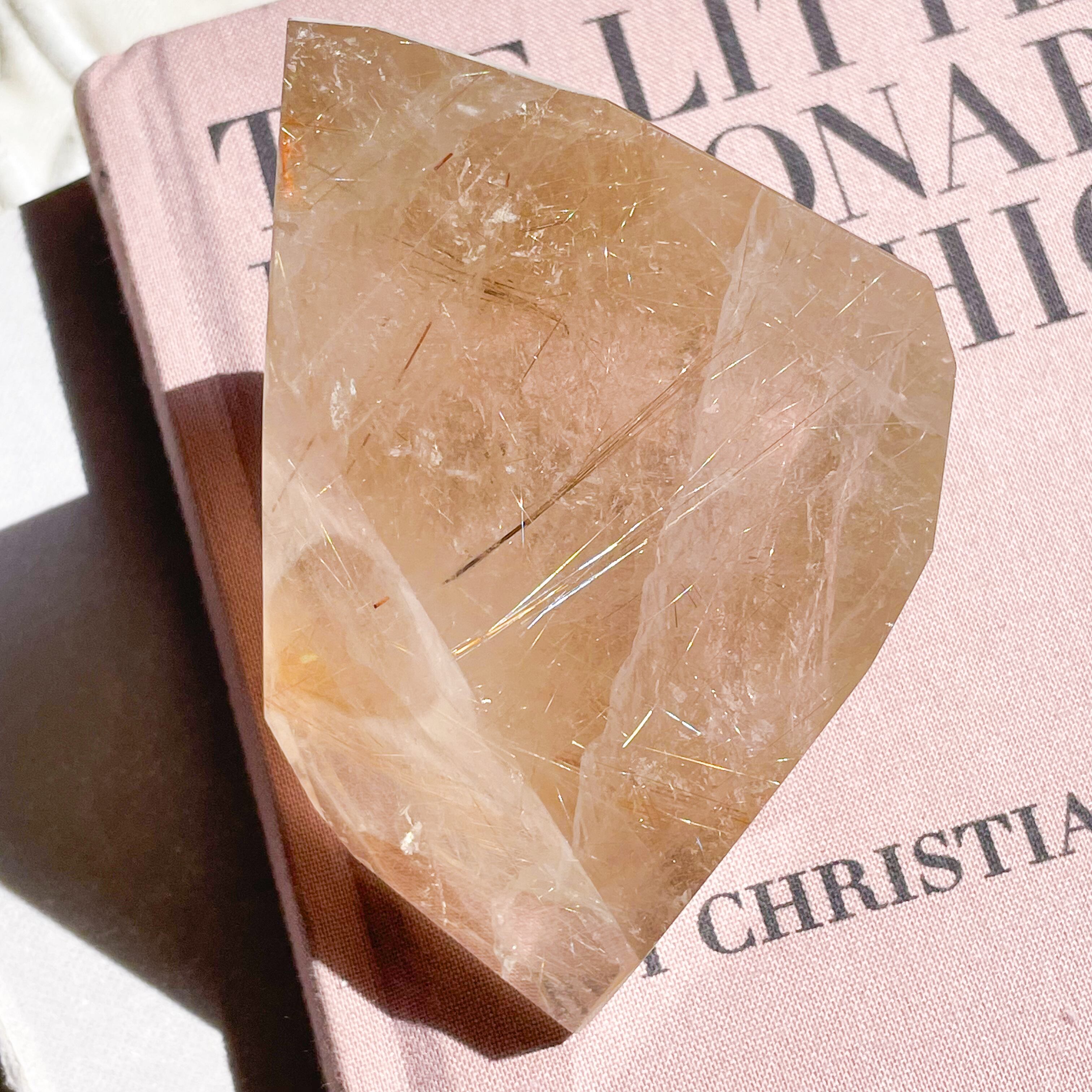 Rutilated Quartz Freeform 8 ✧ ルチルクォーツ