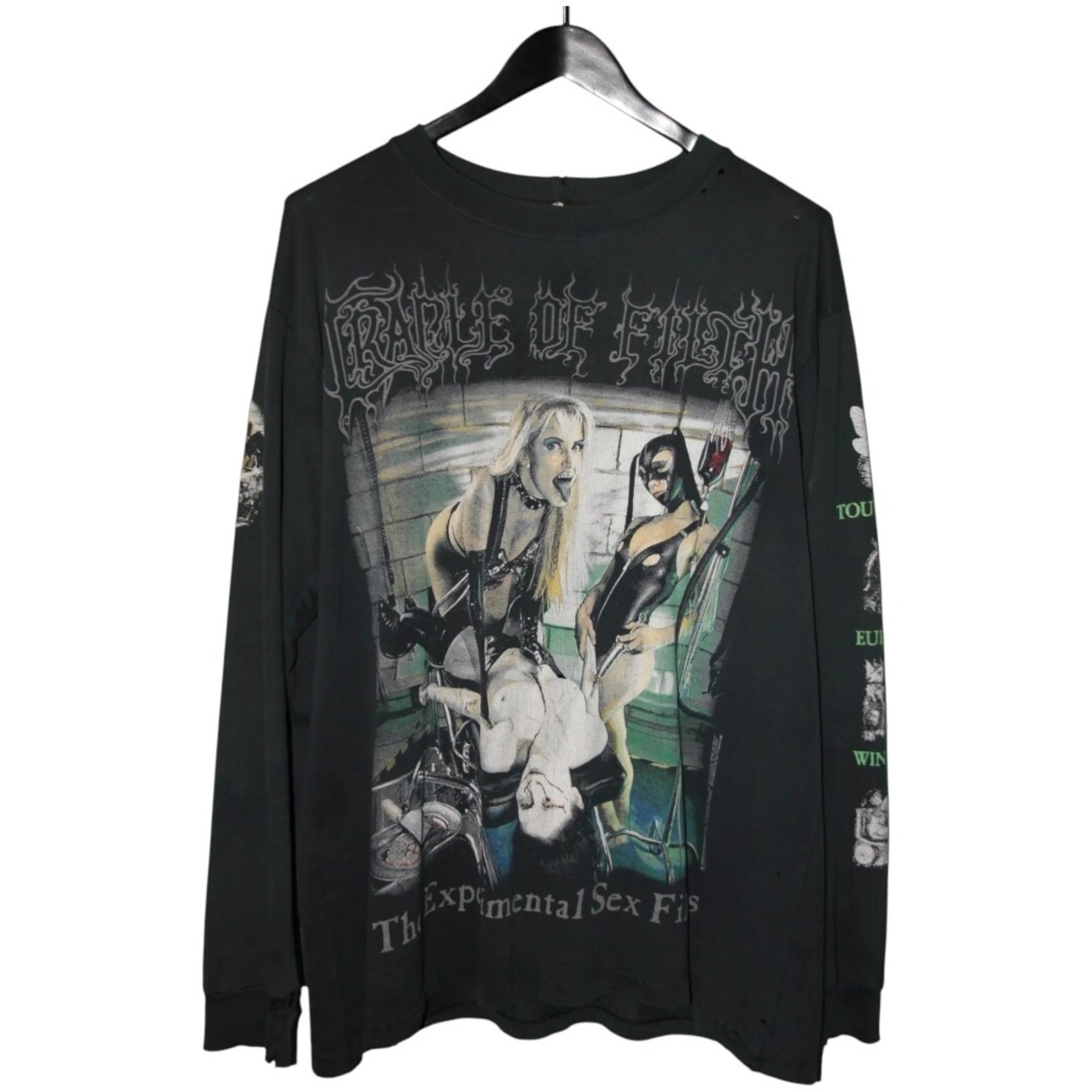 【CRADLE OF FILTH】クレイドル・オブ・フィルス "The Experimental Sex Files" 90's Vintage ロングスリーブ Tシャツ