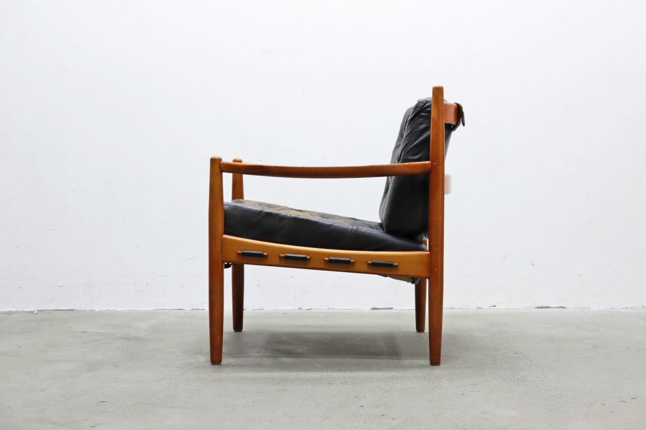 【アームチェア】木製　革張り　鋲打ち　堅牢なラウンジチェア　ヴィンテージ◎ 楽天市場】アームチェア 本革 牛革 チェア 肘付き 木製 チーク