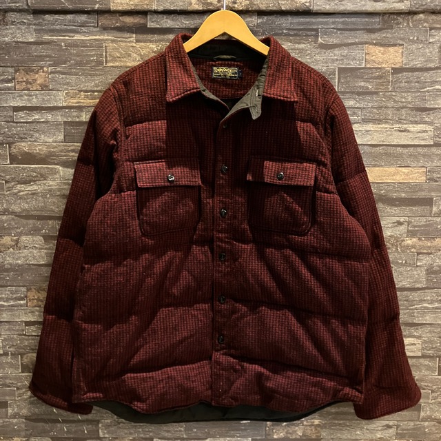 RALPH LAUREN RUGBY HOUNDTOOTH DOWN SHIRT JACKET