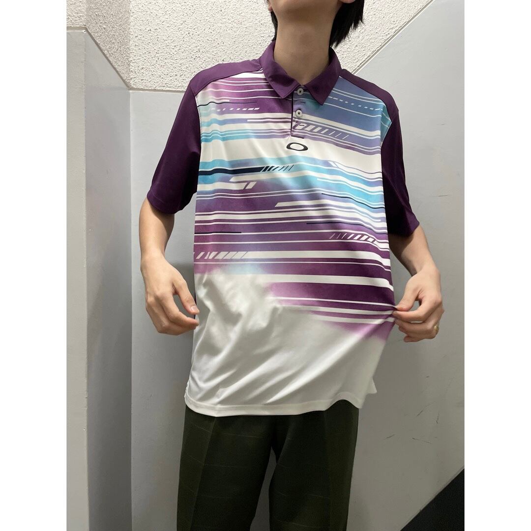90s oakley ポロシャツ OAKLEY オークリー 半袖ポロシャツ 90s 
