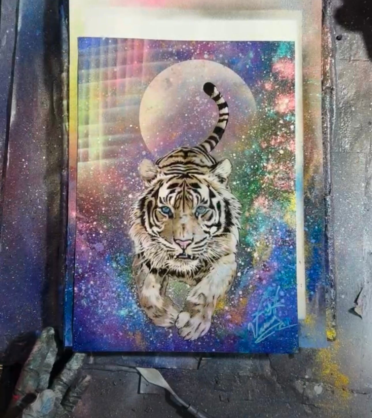 スプレーアート B4 サイズ 原画 スプレーアート B4サイズ 原画 【公式通販】