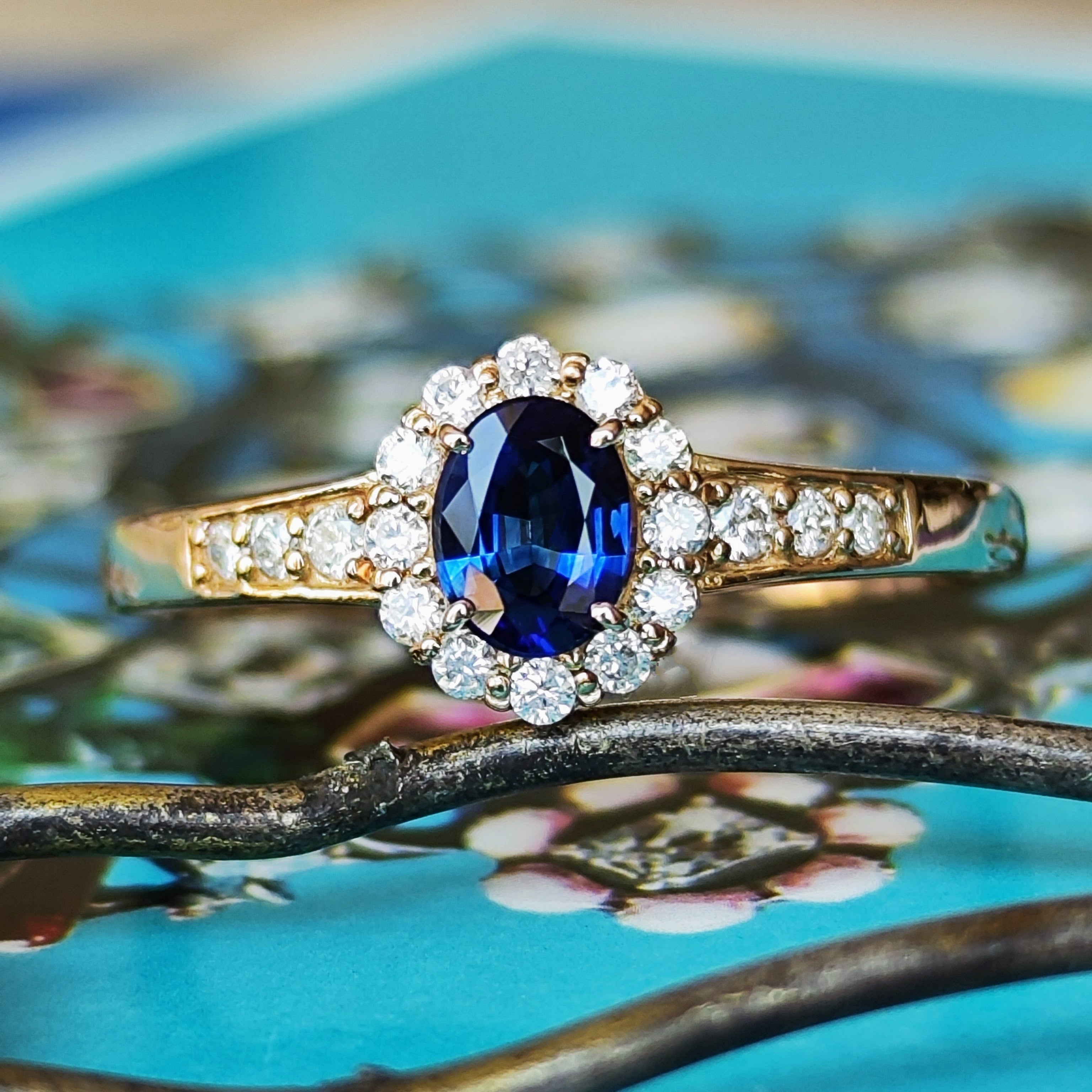 ロイヤルブルー】天然サファイア 天然ダイヤモンド 鑑別書付き | Mico  