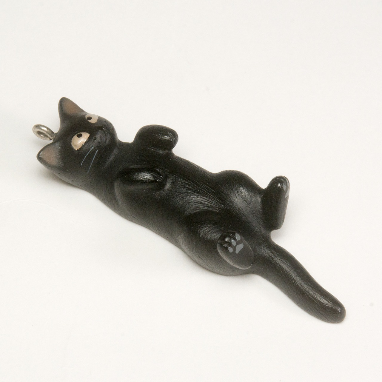 ペットラバーズ 猫どん LadyCat vol,7 黒 ビーズ ストラップ N-2705