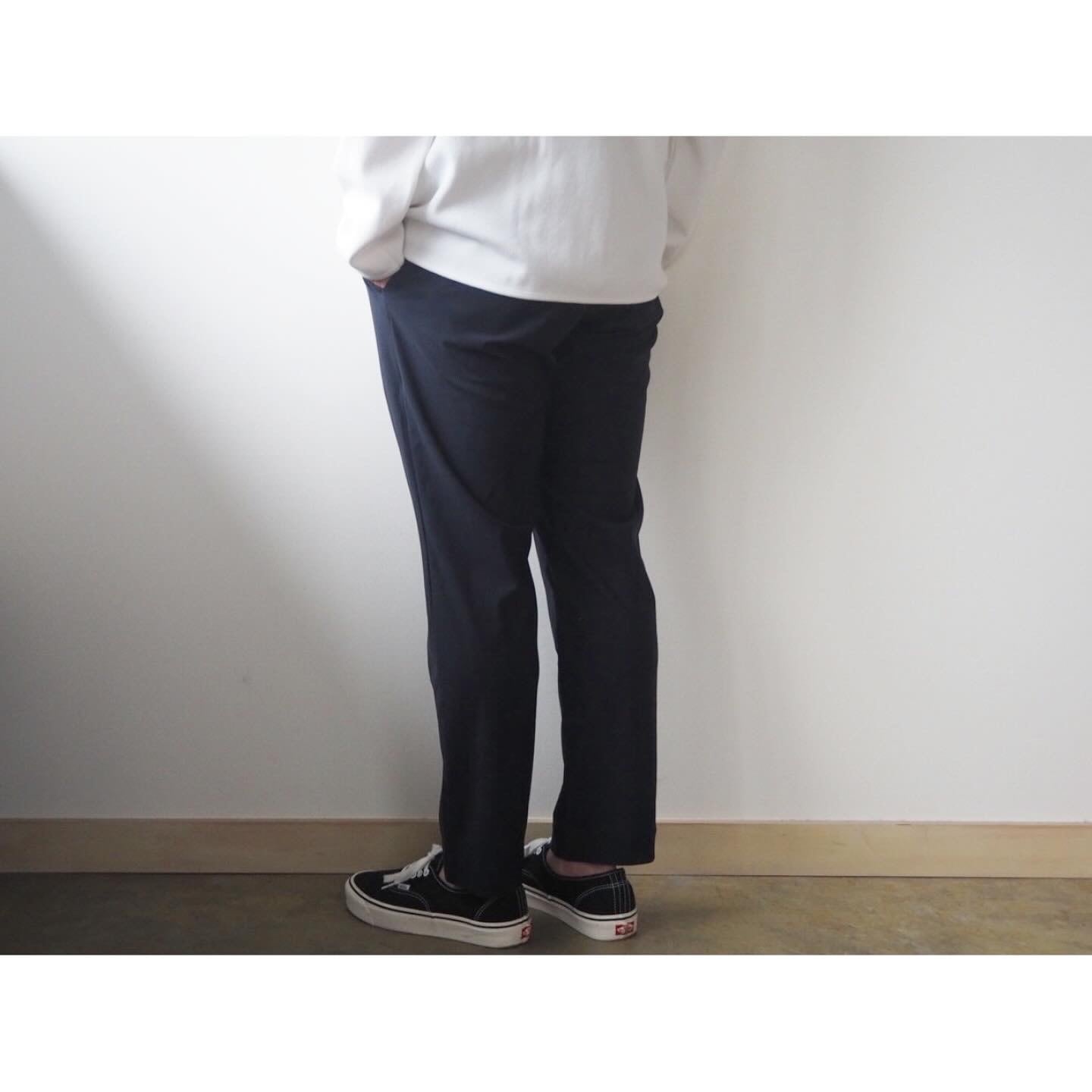 melple×STCH Tomcat （トムキャット Vネックプルオーバー） 再入荷 melple (メイプル) 『TOMCAT』New Relax Tapered Pants