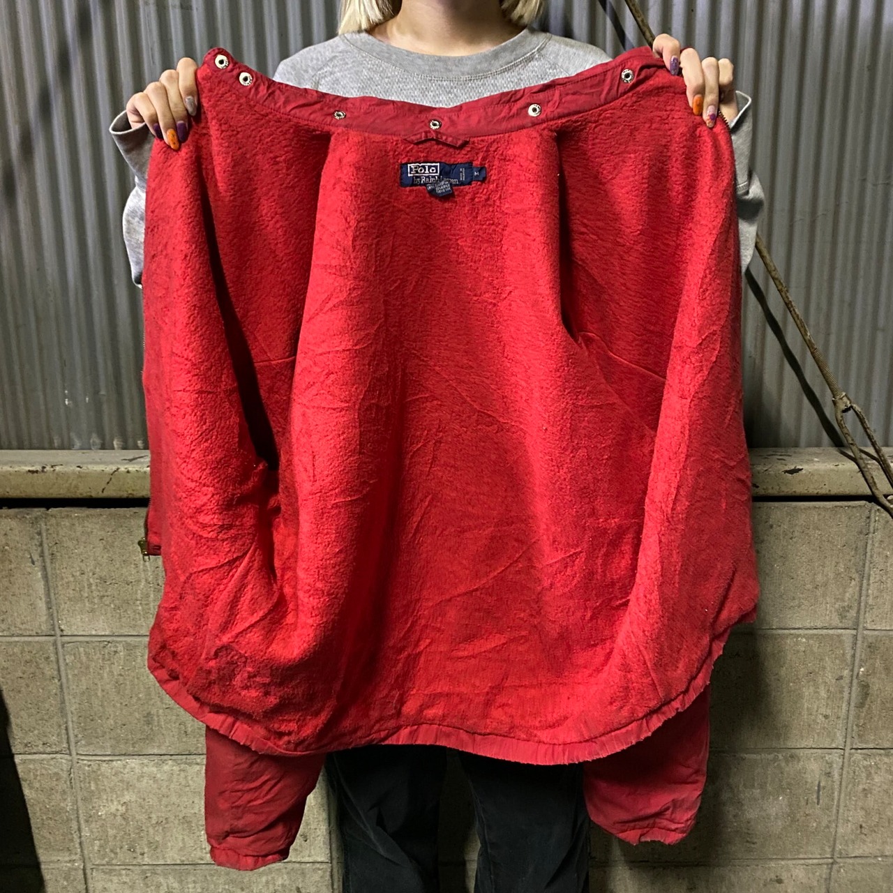 90年代 ポロバイラルフローレン コットン スイングトップ メンズM 古着 