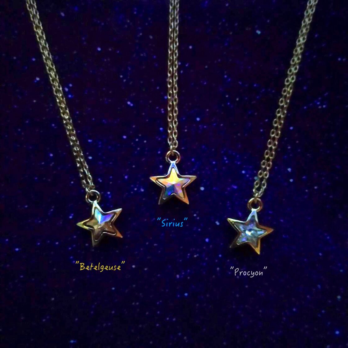 Asterism Premium Accessory (3 types+2)｜星型チャームネックレス 