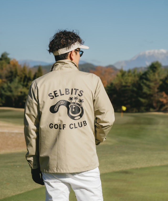 GOLF COURSE COACH JACKET ”beige”