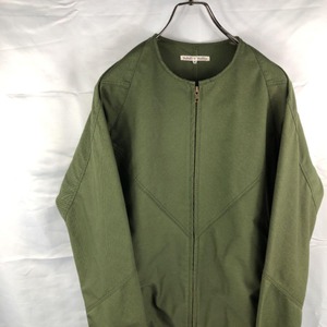 Rebuild by Needles ”Rebuilding" no collar military jacket L