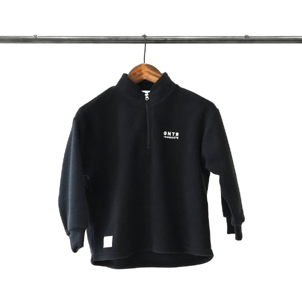 GENERATOR(ジェネレーター) / フリースハーフジッププルオーバー / ブラック / 110-160cm