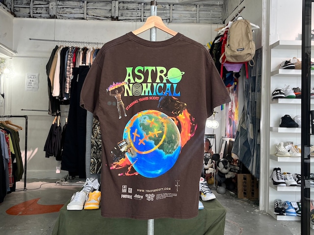 TRAVIS SCOTT × FORTNITE ASTRONOMICAL SICKO EVENT TEE BROWN LARGE 91278
