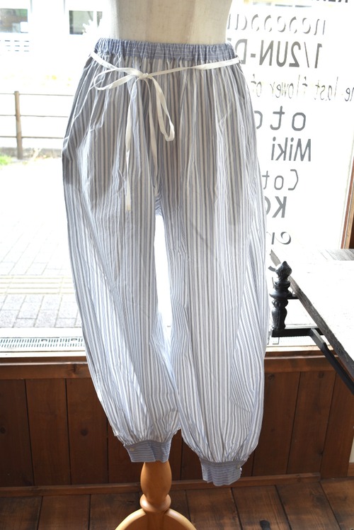 enrica(エンリカ) 26S/S ストライプギャザーパンツ
