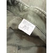 70s US ARMY OG-107 COTTON SATEEN BAKER PANTS Size W32L33→W31L31