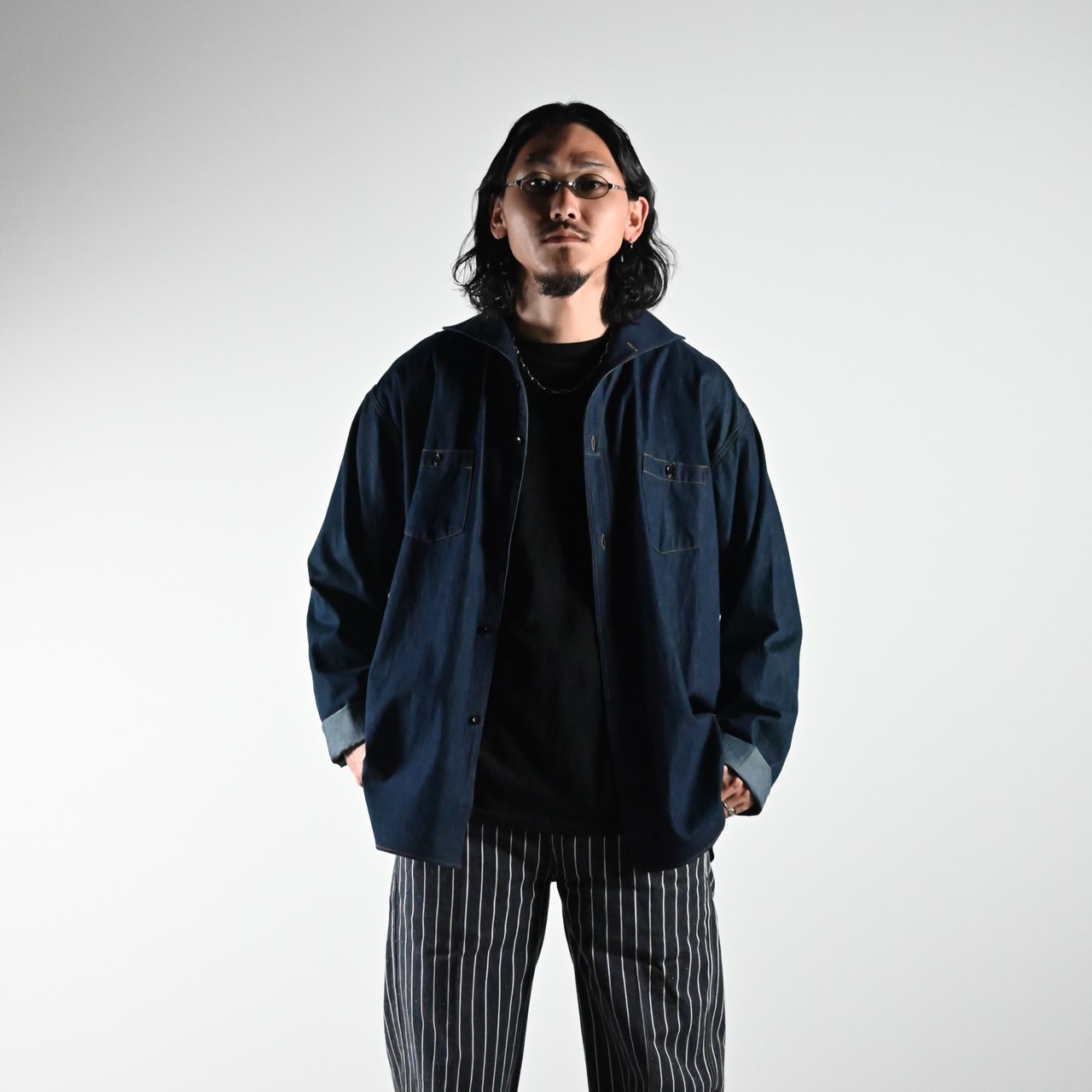 OLD JOE(オールドジョー)LACED BACK SAILOR TROUSERコーディネート