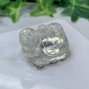 7.透明度高☆親子亀水晶☆