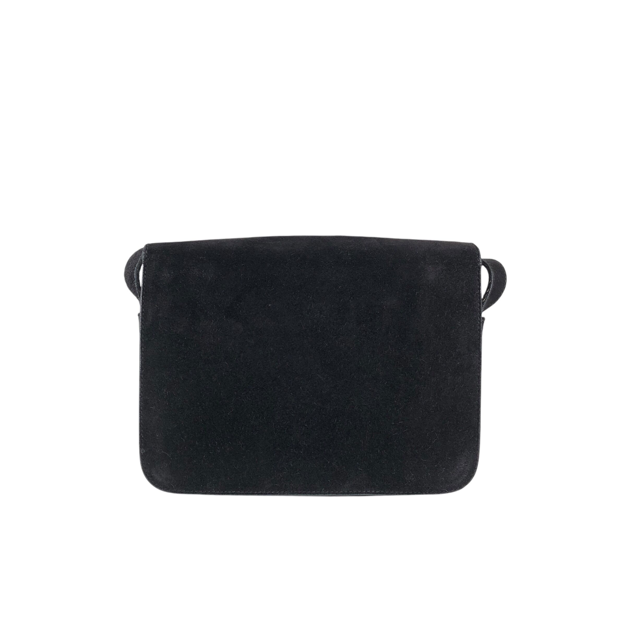 ★CELINE セリーヌ   ショルダーバッグ ブラック ホースビット スエード クロスボディ yffeiu CELINE セリーヌ ショルダーバッグ ブラック ホースビット スエード