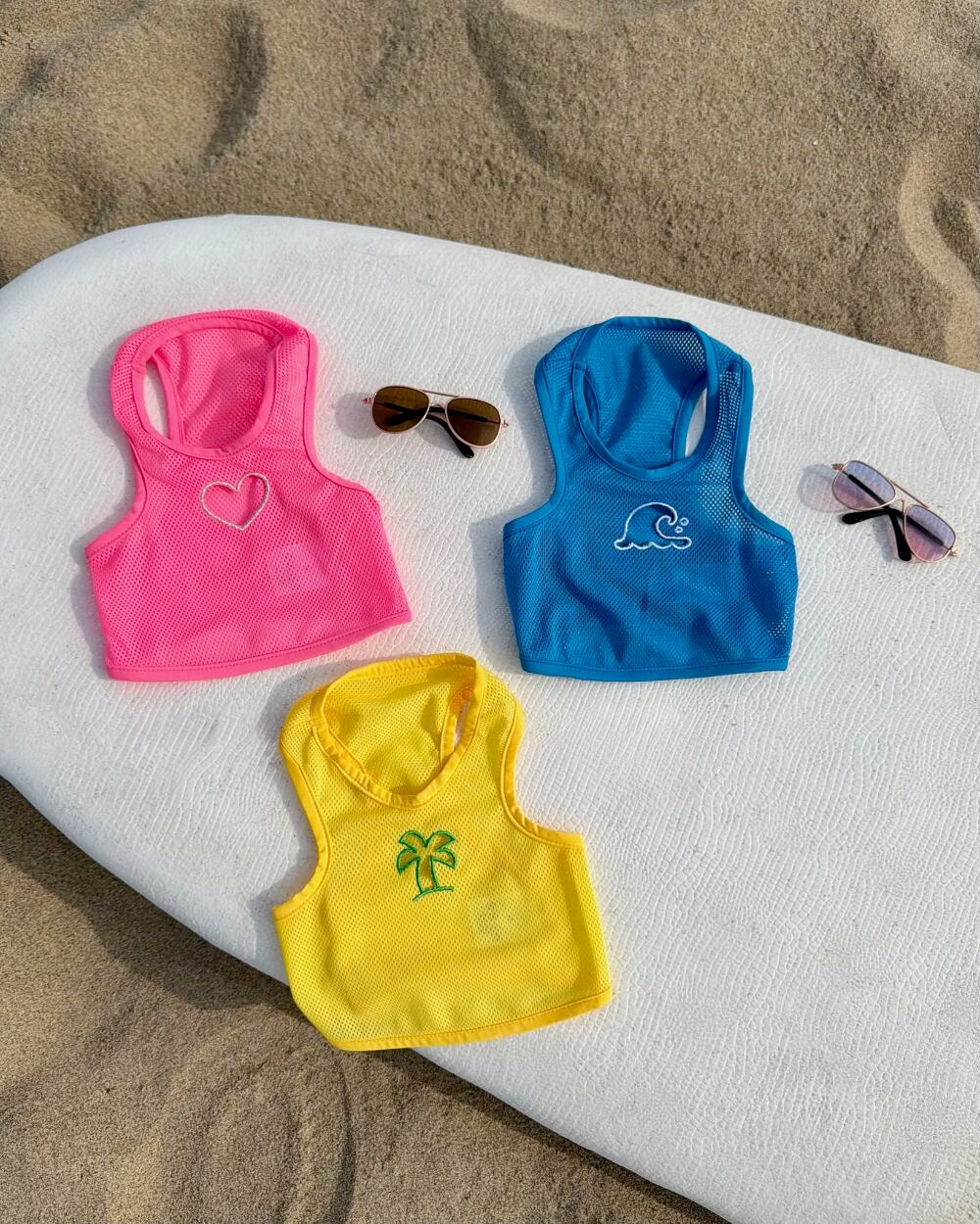 予約【songpyeon】Beach Icon Cool Mesh Tee