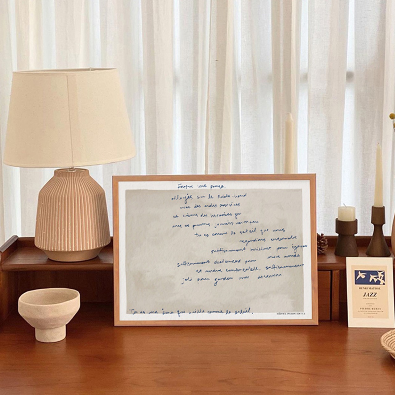 ポスター 壁 アート コットン キャンバス プリント 文字 絵 リビング A3