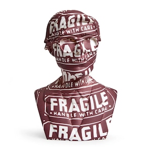 Andy Warhol 12" Bust Vinyl Art Sculpture - Fragile Edition